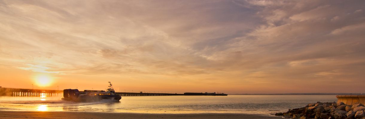 Ryde at sunset